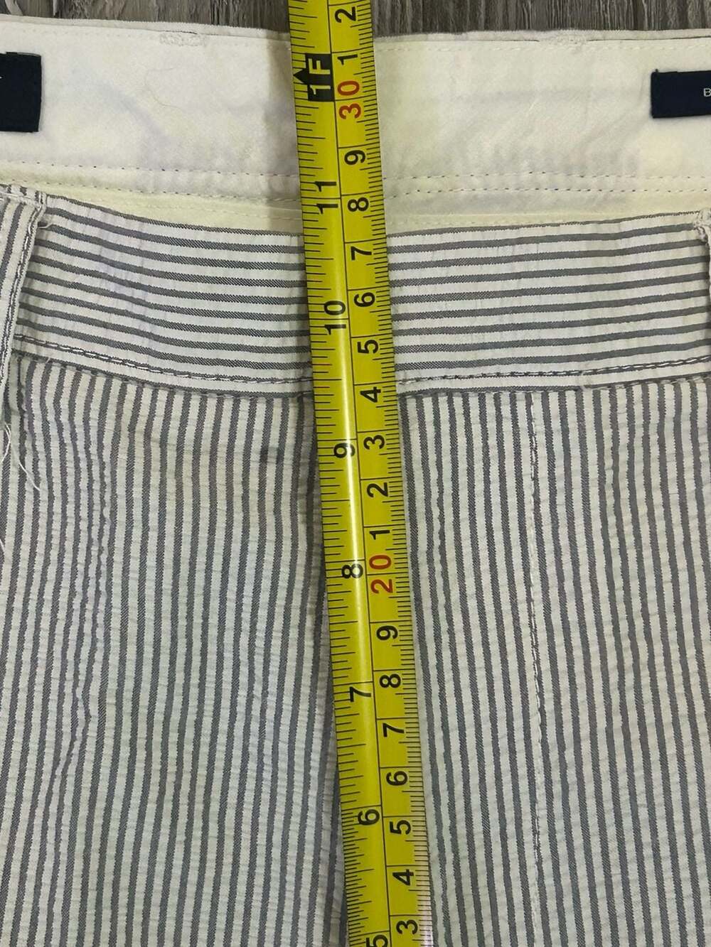 J.Crew Bedford Seersucker Striped Pants Men's 34x32 - Picture 5 of 8